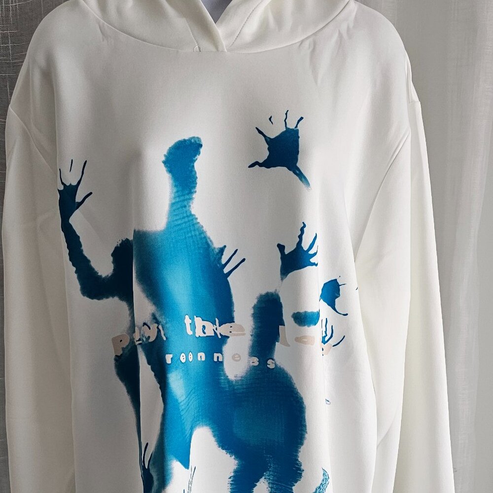 Vodikar Unisex Graphic Hoodie White Size XL NWT